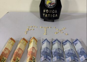 Força Tática prende dois faccionados e apreende drogas em bairro de Confresa.