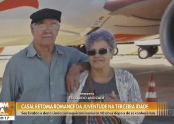 Casal retoma namoro da juventude após 60 anos: 'Vivemos parecendo um casalzinho novo'
