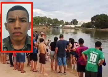 Bombeiros encontram corpo de soldado que morreu afogado