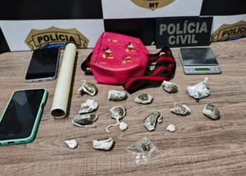 Suspeitos de tráfico e de esconder droga em bolsa infantil é preso