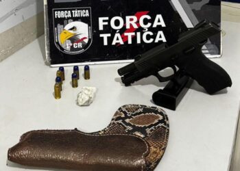 Força Tática prende homem com pistola e munições em Cuiabá