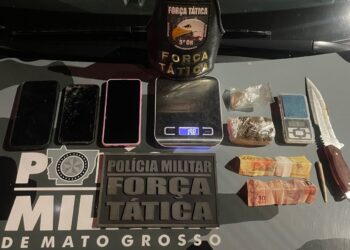 força tática prende dois suspeitos por tráfico em Barra do Garças