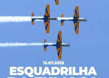 Barra do Garças recebe apresentação da “Esquadrilha da Fumaça”