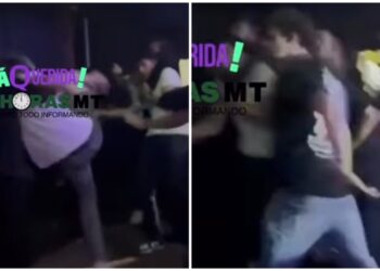 Vdeo mostra briga generalizada na ‘boate dos vips’ em Cuiab