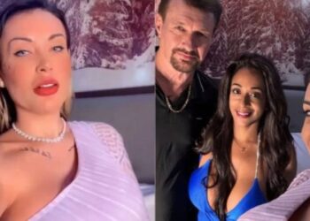 Andressa Urach anuncia conteúdo com o pai e a ex-sogra