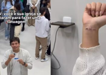 Igreja em SC faz tatuagem coletiva em fiis e gera polmicas nas redes
