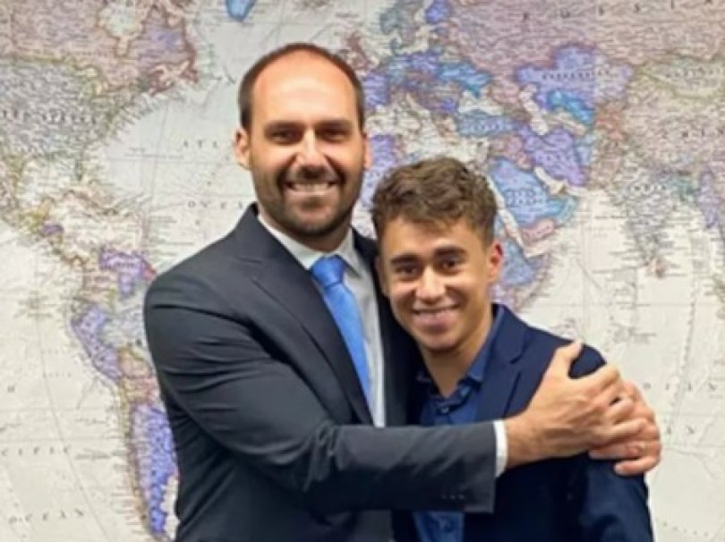 Eduardo Bolsonaro lamenta Nikolas pouco ativo e pede respaldo |