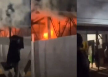 Funcionários ateiam fogo em alojamentos em protesto contra condições de trabalho | RDNEWS