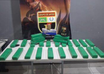 Polícia Militar apreende 30 quilos de maconha e prende dois faccionados em Várzea Grande