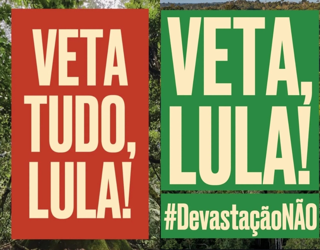 veta lula, veta tudo lula, PL, devastaï¿½ï¿½o, licenciamento