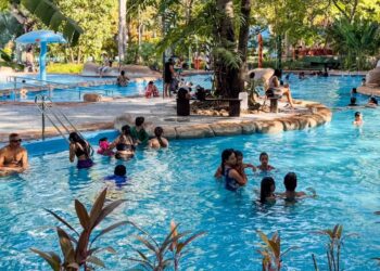 Parque das Águas Quentes estará aberto todos os dias neste mês de julho.