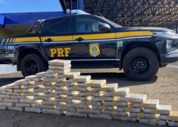 PRF prende motorista com 67 kg de Skunk em Alto Garças (MT)