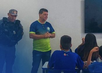 Polícia Militar realiza palestra preventiva em escola de Novo São Joaquim
