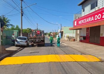 Várzea Grande intensifica instalação de quebra-molas