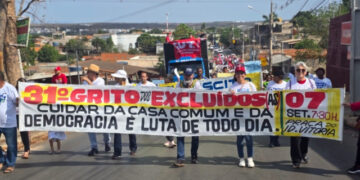 Grito dos Excluídos reúne manifestantes em Cuiabá a favor da soberania nacional | RDNEWS