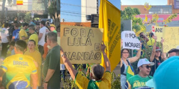 Bolsonaristas fazem manifestação contra Lula e Moraes em Cuiabá; veja vídeo | RDNEWS