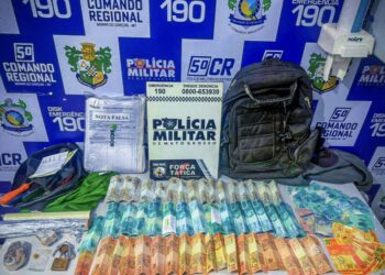 Força tática recupera dinheiro e prende suspeito de envolvimento em furto a agência bancária em Barra do Garças.