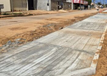 Obras de urbanização da Avenida Amazonas avançam em Barra do Garças
