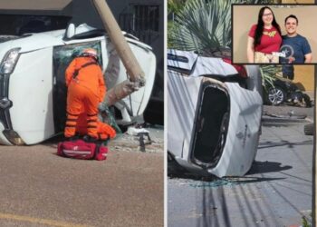Câmeras de segurança mostram o que realmente aconteceu no acidente que abalou Cuiabá — veja no site!