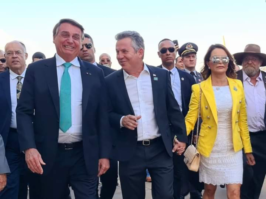 Jair Bolsonaro e mauro Mendes