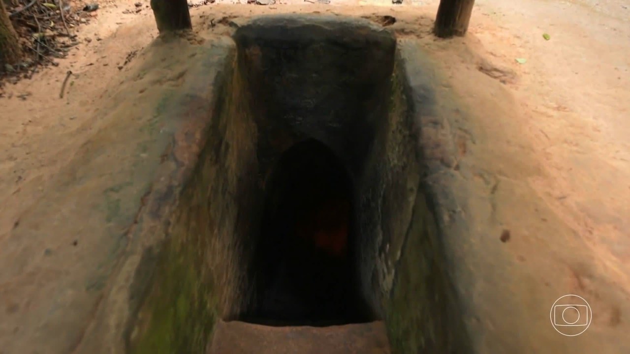 VÍDEO: túneis guardam itens usados por soldados na Guerra do Vietnã