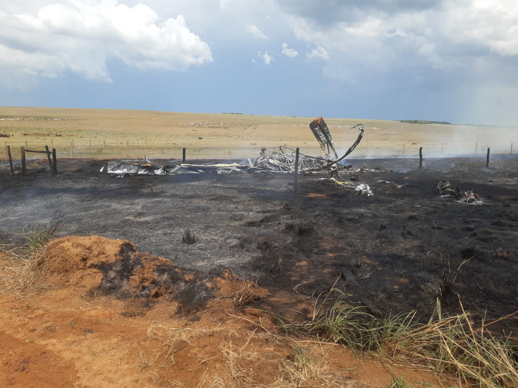 Queda do aviï¿½o em Campo Novo do Parecis