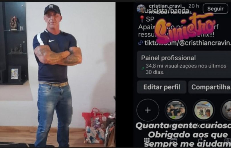 Cristian Cravinhos tem perfil visto por mais de 34 milhões | FOLHAMAX