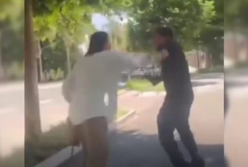 Entregador de app agredido por servidora do TJ-GO; vdeo | FOLHAMAX