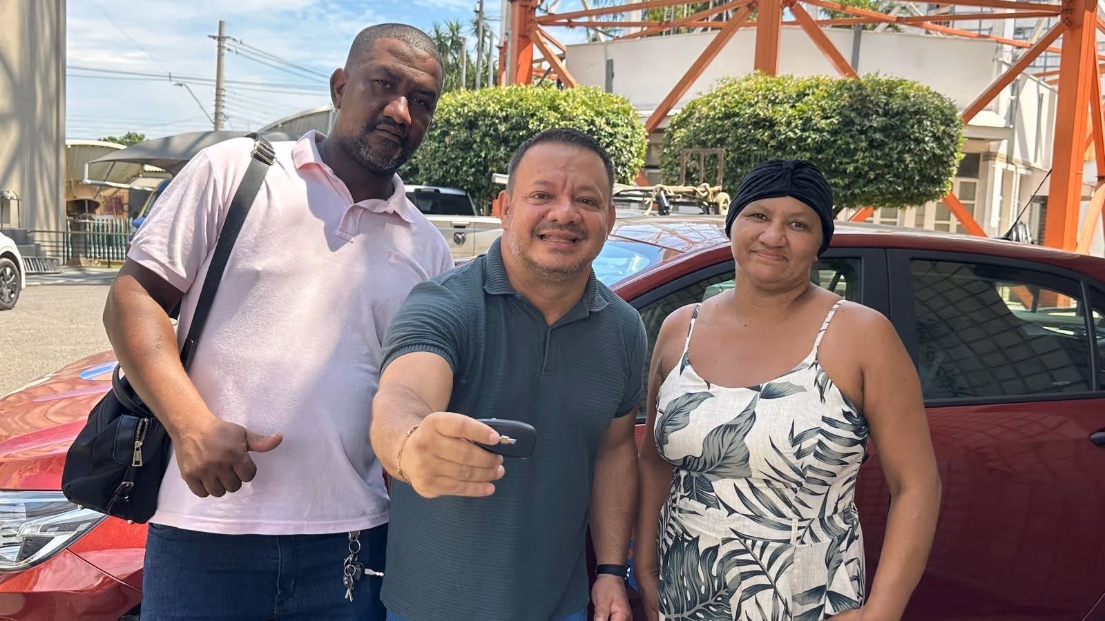 Ganhadora do carro da Rede União