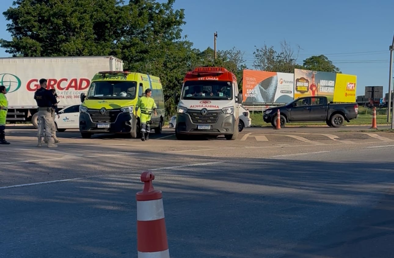 URGENTE: Grave acidente na BR-070 deixa vítima fatal e bebê é socorrida em estado gravíssimo