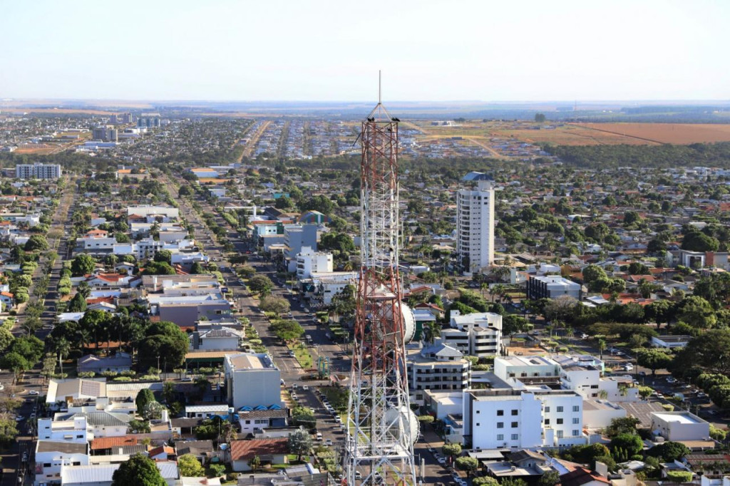 Cidade de Sorriso - imagem a�rea