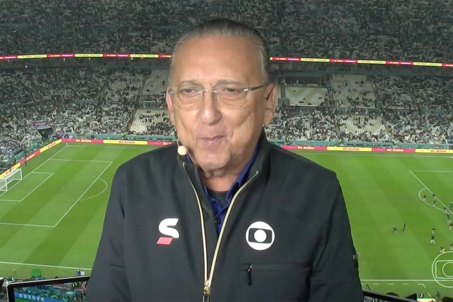 Galvão Bueno recebe alta após internação por pneumonia