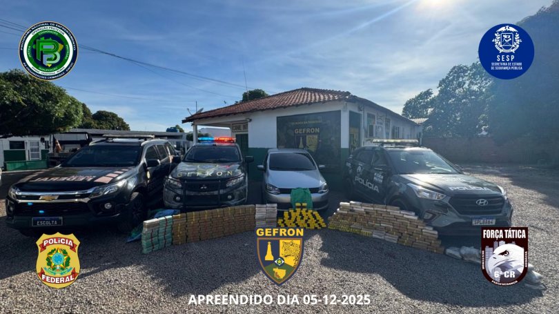 Gefron prende traficante em Fox abarrotado com R$ 4 milhões em drogas | FOLHAMAX