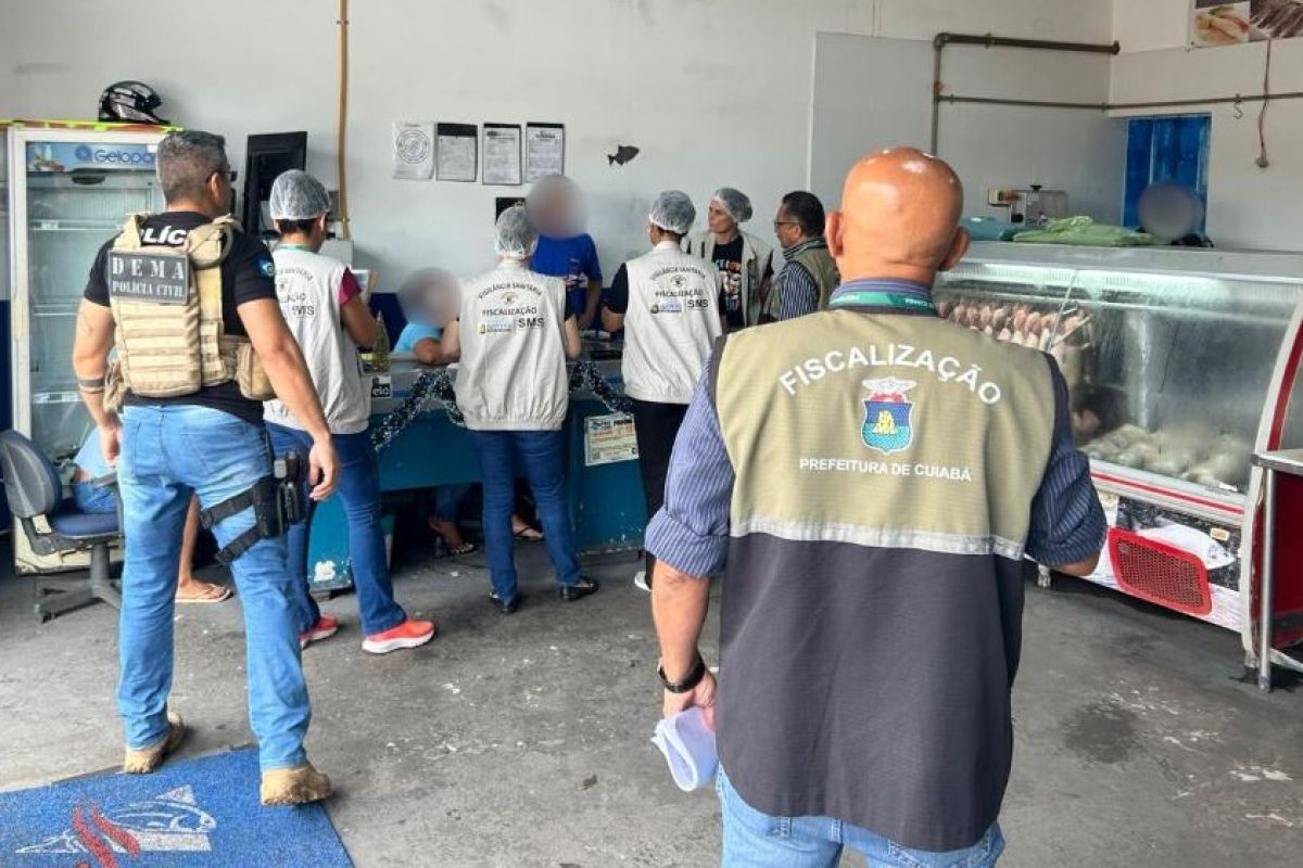 Casal é preso e 2 toneladas de pescado são apreendidas em Cuiabá