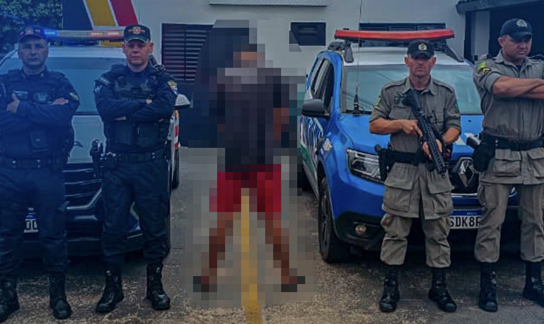 Ação conjunta das polícias militares cumpre mandato de prisão