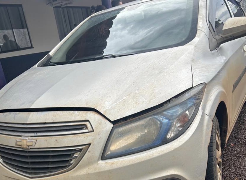 Policia militar de General carneiro faz recuperação de veículo em ação conjunta com Gap