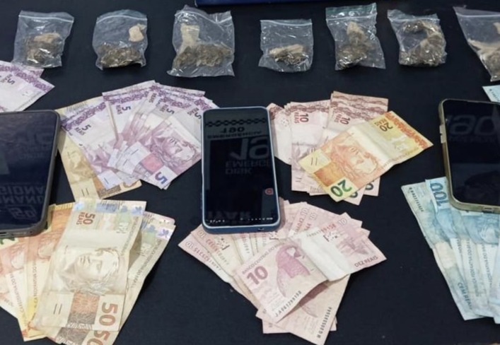 Polícias do segundo Batalhão prendem três suspeitos por tráfico de drogas em pontal do araguaia