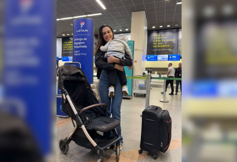 Passageira retirada de voo da Latam por confuso com carrinho de beb | FOLHAMAX
