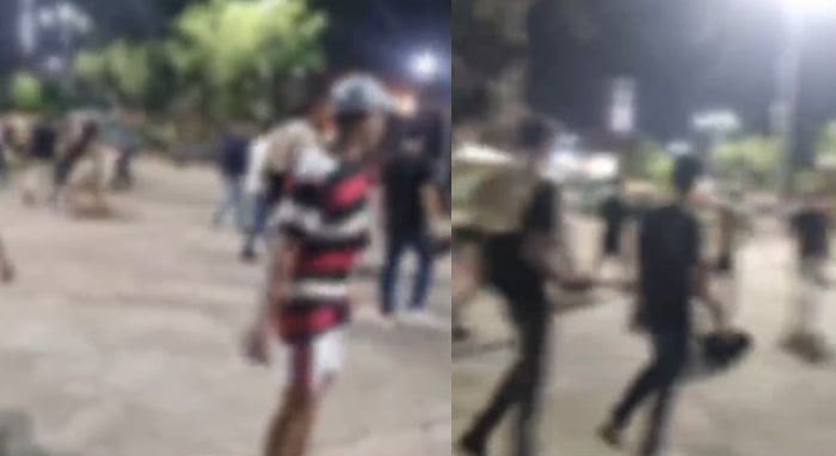 Vídeo nas redes mostra pancadaria entre estudantes no Arraiá do Liceu  | Rdnews