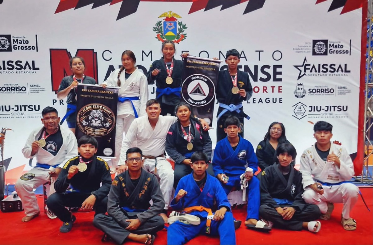Com medalha de ouro, escola indígena é destaque no Campeonato Mato-grossense de Jiu-jitsu | Rdnews