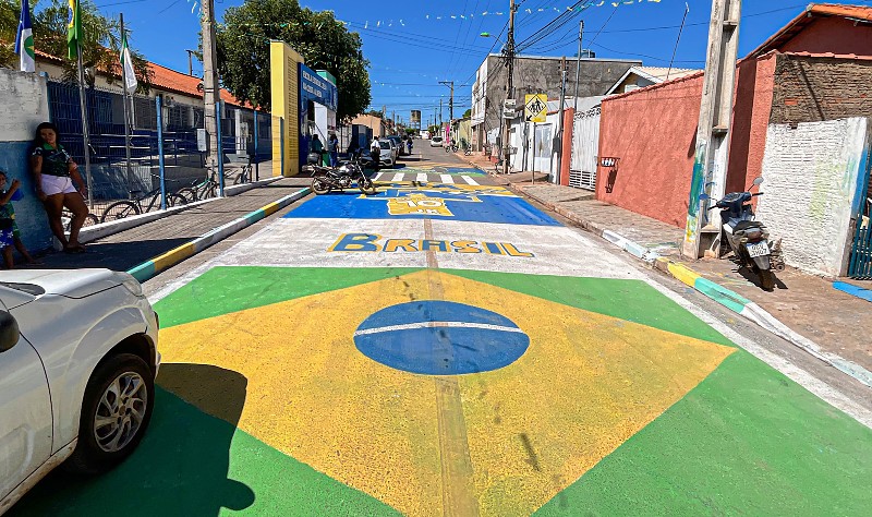 Prefeitura de Cuiabá autoriza pinturas nas ruas para a Copa do Mundo  | Rdnews