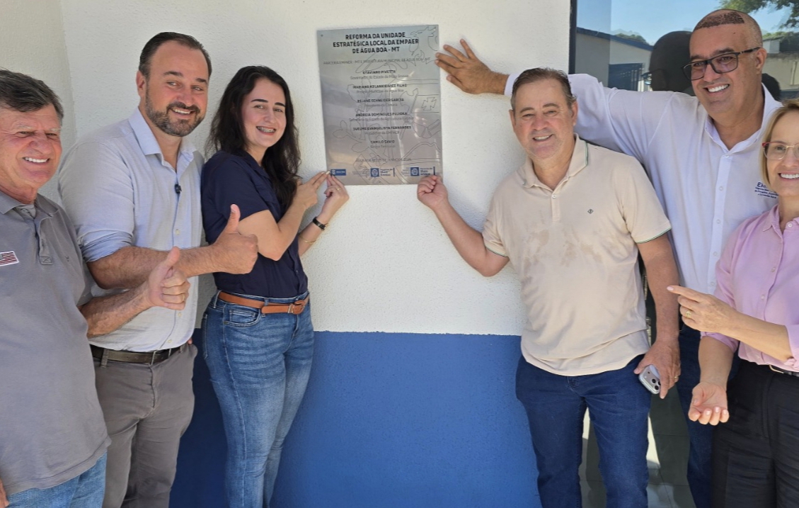 Dr. Eugênio prestigia entrega da sede reformada da Empaer em Água Boa