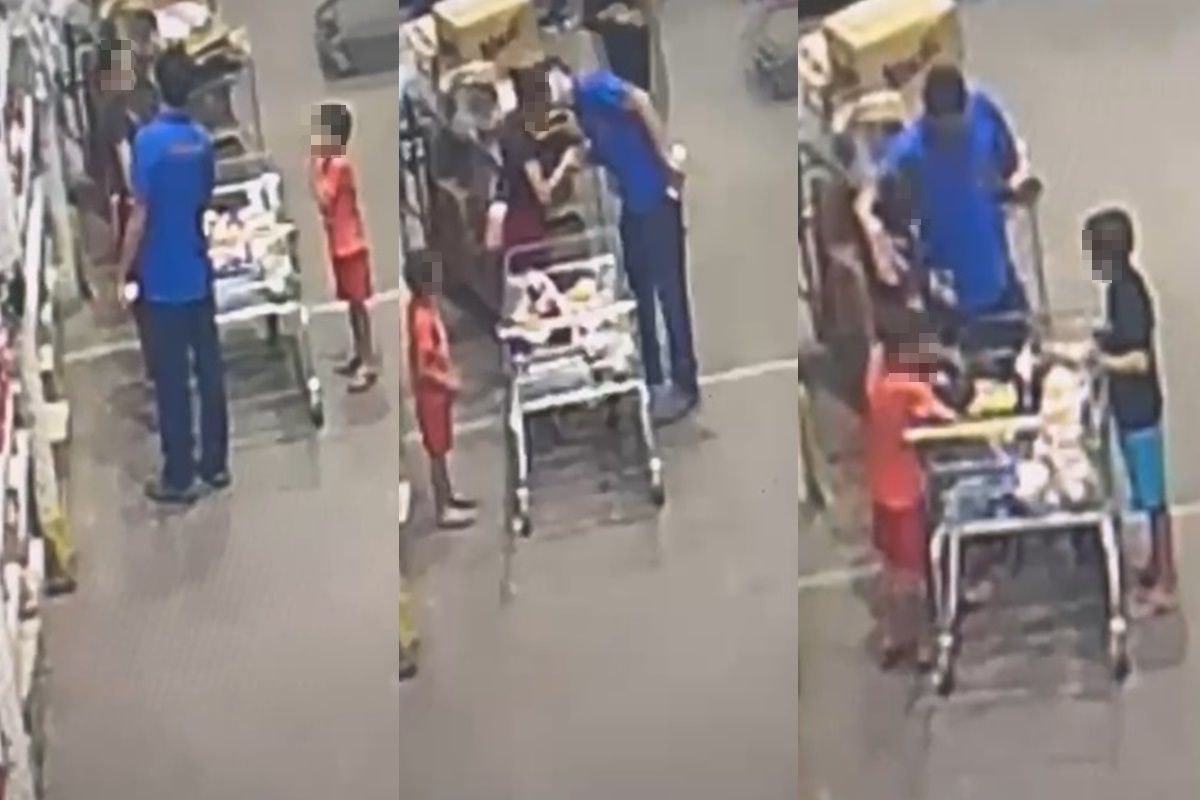 Mulher é assediada na frente dos filhos em supermercado de Cuiabá