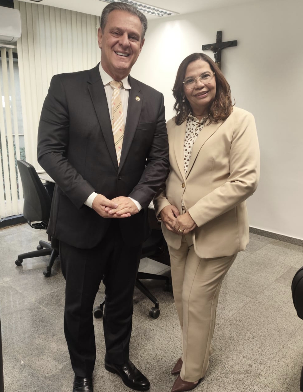 presidente da Federação Sindical dos Servidores Públicos do Estado de Mato Grosso (FESSP-MT), Carmen Machado, que integra a chapa do senador Carlos Fávaro como segunda suplente ao Senado Federal