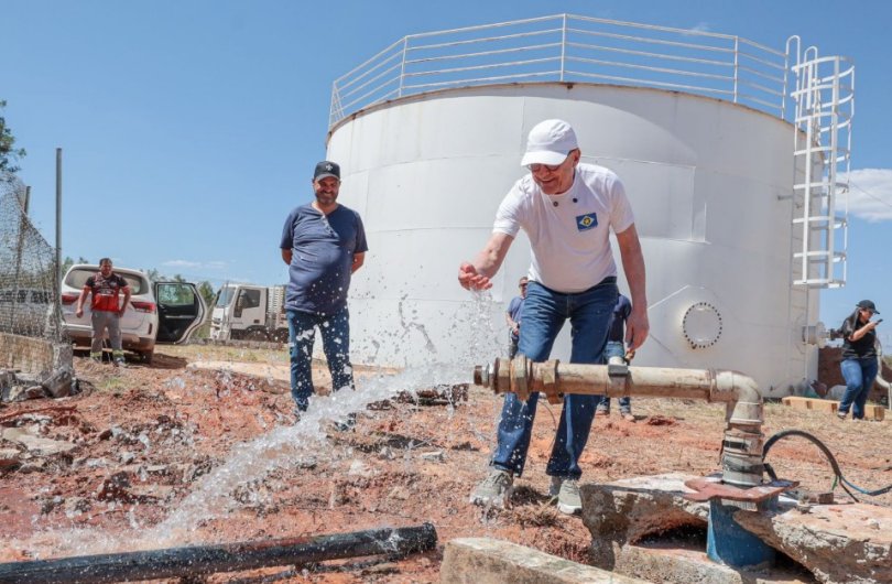 Pivetta vistoria ativao de poos artesianos em VG | FOLHAMAX