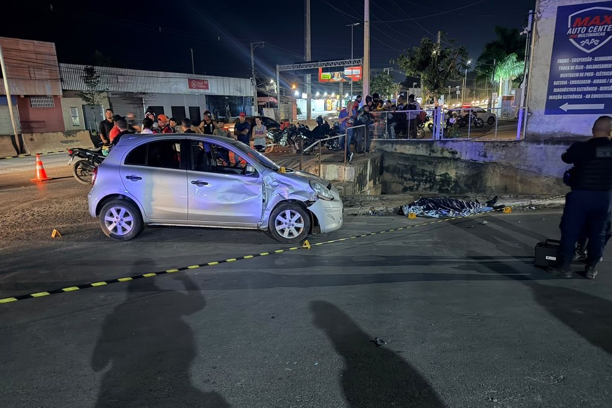 Motociclista morre em grave acidente com carro na Miguel Sutil