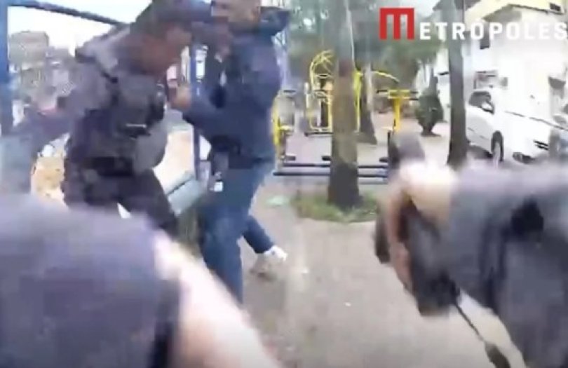 PM atira e mata homem que resistiu priso em abordagem; vdeo | FOLHAMAX