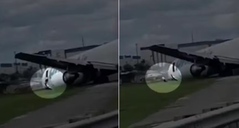 Vdeo mostra piloto saltando de avio da Amazon em chamas | FOLHAMAX