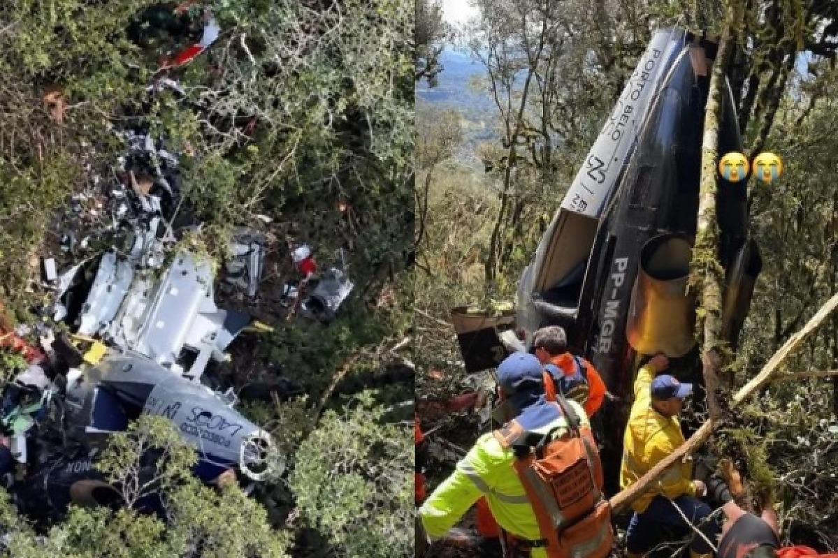 Corpos de Rick e outras 4 vítimas de queda de helicóptero são retirados | Rdnews