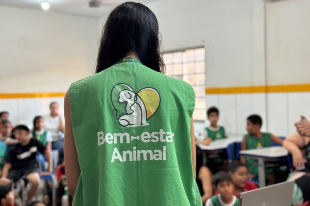 Projeto leva conscientização sobre proteção animal às escolas de Cuiabá